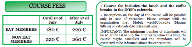 Course registration fees